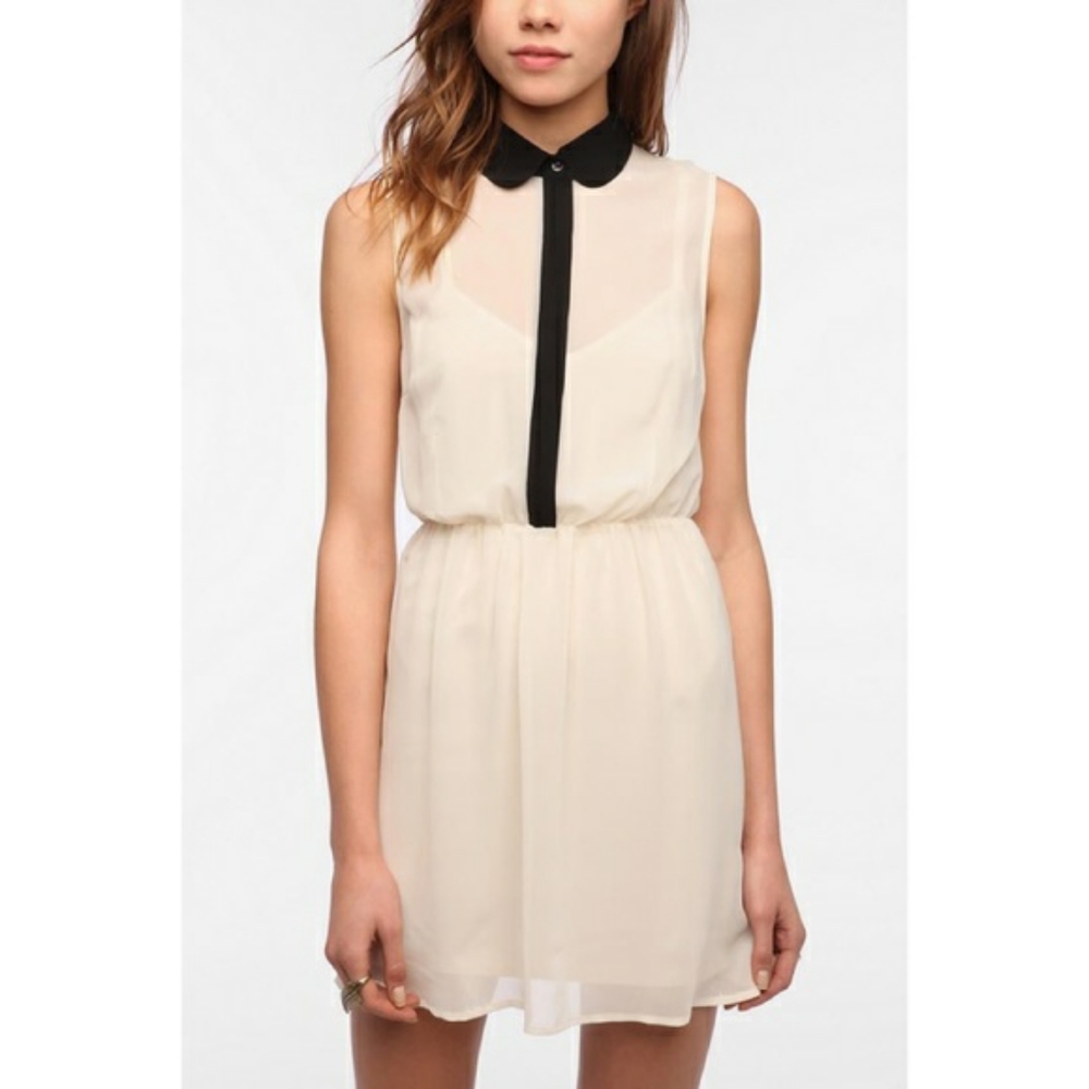 Sparkle & Fade Collared Mini Dress